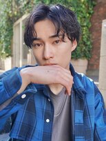 ニコ トウキョウ 渋谷(nico TOKYO)&nbsp;メンズセンターパート/ニュアンスパーマ