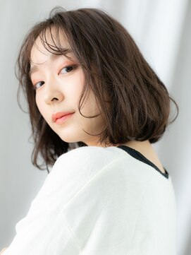 ドクターズサロン LAB 小山店 ミストバング小顔ツヤ髪ウェットふわミディm小山20代30代40代