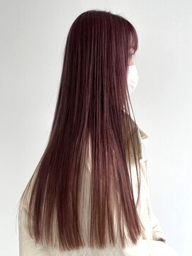 キャパサウス 春日 大野城店(CAPA south) ピンクラベンダー ラベージュ スーパーロング ブリーチカラー