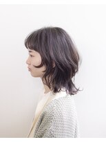 ルプラ ガーデン(le-pla garden)&nbsp;ウルフパーマ#黒髪#ケアパーマ#ミディアムウルフ#ボブ#豊橋#豊川