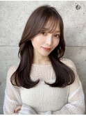 イメチェン/ハッシュカット/フルバング/似合わせカット/韓国ヘア