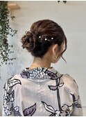【zest中野/セイラ】浴衣着付けヘアセット