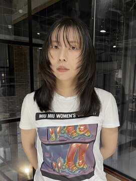 コフィー バイ メルト 吉祥寺(cofy by melt) 【中澤彩乃】ハイライトカラーマッシュレイヤーウルフブリーチ