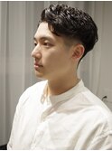 メンズ毛流れパーマ