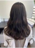 アッシュグレージュ/アッシュ系カラー/波巻き