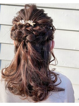 フラム(fulam) ハーフアップ