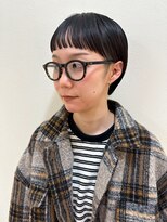 モリオ フロム ロンドン サッポロファクトリー店(morio FROM LONDON) 【morio札幌】札幌ショート　大人かわいいおんまゆ黒髪ショート