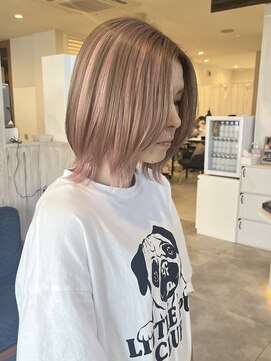 プラス ファースト ヘア(Plus 1st) アポロカラー×アンブレラカラー×アウターカラー