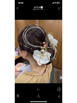 ヘアーウォーク 成人式ヘアセット