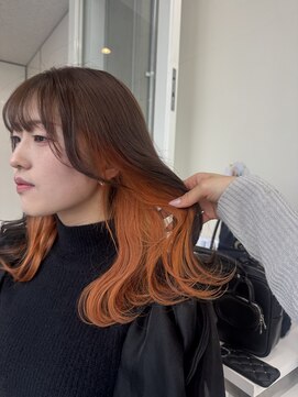 アライブ ハラジュク(ALIVE harajuku) 【ALIVE yu-ki オレンジインナーカラー】