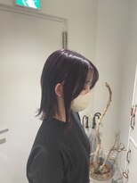 フィゼル あべのルシアス店(Aujua fizelle) パープルピンクカラー *佐藤 空