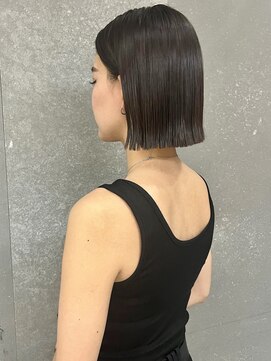 ロンド ボーイ 表参道(Lond BOY) ミニウルフレイヤーカット顔周り前髪韓国ショートボブ/原宿