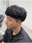 スパイキーパーマ/ショートバング