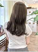 ブリーチなしのナチュラルハイトーンベージュ♪