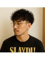 スープレックス ヘアーデザイン(SOUPREX HAIR DESIGN)&nbsp;ツイストスパイラル　ツーブロックメンズショート　20代 30代