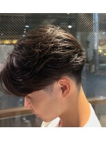 メンズココ メンズパーマ 韓国ヘア 日本橋店(MENS COCO)&nbsp;お客様スタイル韓流毛流れセンターパート