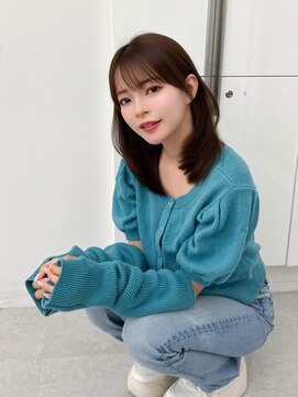 アマトウキョウスマートサロン(AMA TOKYO×Smart Salon) くびれレイヤー/顔まわりカット/レイヤーカット/小顔ヘア