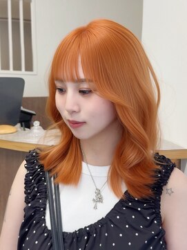 ビュー フクオカ(VIEW FUKUOKA) オレンジブラウン×レイヤーカット