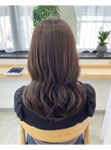 ブラウンベージュ×透明感カラー