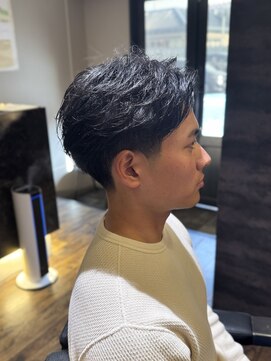 エクファフォーメン(EX-FA FOR MEN) MEN’S HAIR/サーフカール/刈り上げセンターパート/瀬田