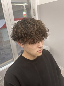 オムデュー(HOMME DEUX) 波巻きスパイラルパーマ