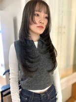 シエル 難波店(CIEL)&nbsp;【似合わせlayer style × ブリーチなしolive color】#Kotona