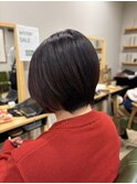 ショートボブ/ボブ/バイオレットルビー/スタイルチェンジ