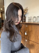 モードファクター デザイナーズサロン(mode Factor designer's salon)&nbsp;アッシュブラウン×ゆるふわロング
