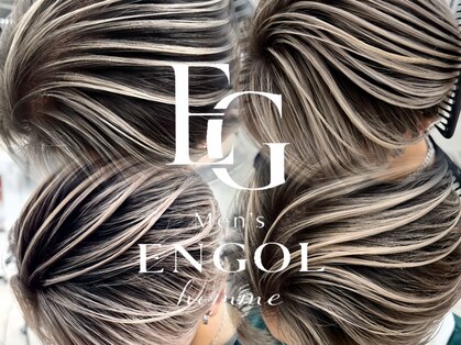 Men's ENGOL homme 名古屋栄 ブリーチ/メンズバレイヤージュ/ダブルカラー/ハイトーンの写真