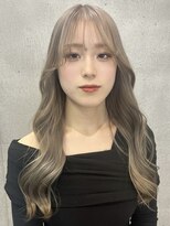 マーブル 町田(marble)&nbsp;ハイトーン×グレージュ/レイヤーカット/オージュア/前髪