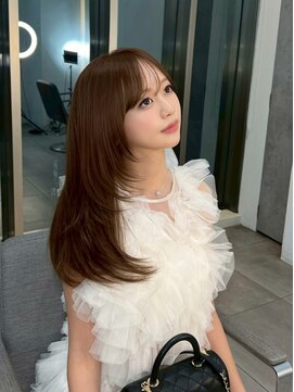 フィル 横浜(fil) イメチェンピンクベージュ前髪