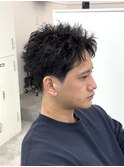 MEN’S/リバースセンターパート/ニュアンスパーマ/藤沢美容院