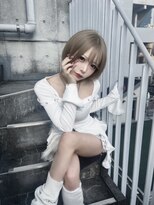 シックス バイ インク 渋谷(SIX by INK.)&nbsp;ダークブルー/デジタルパーマ/ワンホンレイヤー[渋谷]