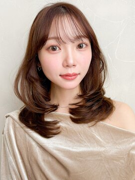 アグノス 青山(Agnos) ダークブルーミルクティーブロンド美髪大人可愛いワンカール