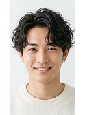 爽やかスマートマッシュ×緩めスパイラルウェーブ