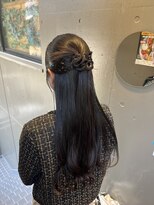 プランツヘアー 高宮店(Plants hair)&nbsp;カチモリハーフアップ