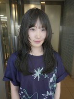 アンドスタイル(&style)&nbsp;オリーブカラー　ダブルカラー　レイヤーカット　学割