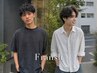 【平日限定】メンズカット+パーマ+シェービング ¥13970~