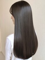 エダ 髪質改善 鎌倉(edA.) 髪質改善ストレート/縮毛矯正/艶髪/ダークグレージュ