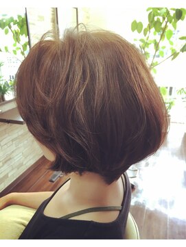 ヘアーピース(Hair Peace) ＜愛されボブ＞　ショコラベージュ