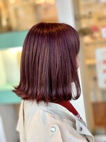 シエル ヘアーメイクアップ(CieL hair make up)&nbsp;#セミディ#ナチュラルボブ#バイオレット#ダブルカラー