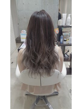 ソワン ドゥ ブレス 立花店(soin de brace) バレイヤージュ×カーキグレージュ/小顔/【高嶋仰】