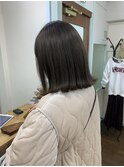 肩ボブと透け感ベージュ!