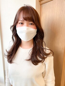 ラボヌールヘアーレーヴ 池袋店(La Bonheur hair reve) ミルクティーブラウン×シースルー前髪のふんわりレイヤー