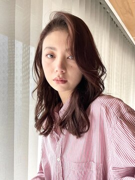 チョビー 銀座(chobii) コテ巻き風パーマ/デジパ/抜け感ヘア/アンニュイ/イルミナ/tomok