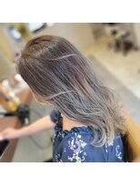 エイクス ヘア デザイン×美髪クリニック 千葉(AQs hair design)&nbsp;グレージュ(ハイライト有)