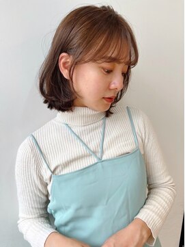 ガーデン オオタカノモリ(garden otakanomori) ショコラアッシュ ヘルシースタイル 20代30代40代ひし形ミディ