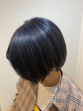 ライフ 四条畷店(Lyfe) コンパクトショートネイビーブル_ハンサムショート_388