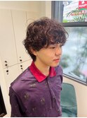 波巻きパーマツイストスパイラルパーママッシュパーマメンズ