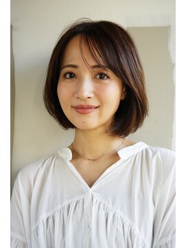 エインアンリー 明治神宮前(AIN.ANLY.) ショート、ショートボブ、丸みショート、ひし形ショートボブ